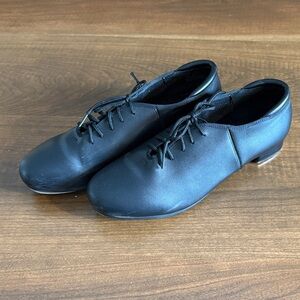 Black leather Men's Tap Shoes